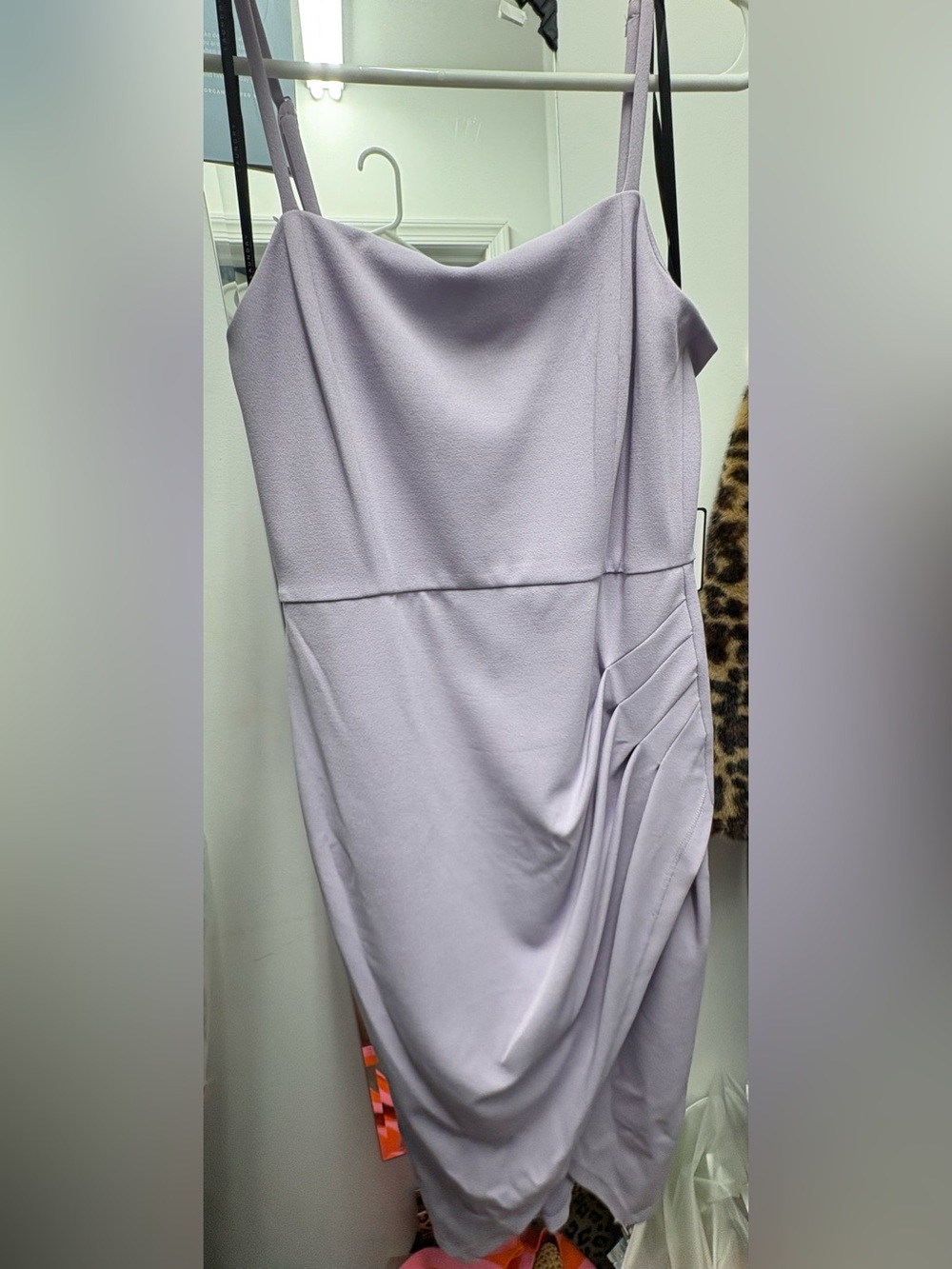 Laundry By Shelli Segal Lavender Midi Sheath Dress